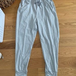 Gray woman’s joggers